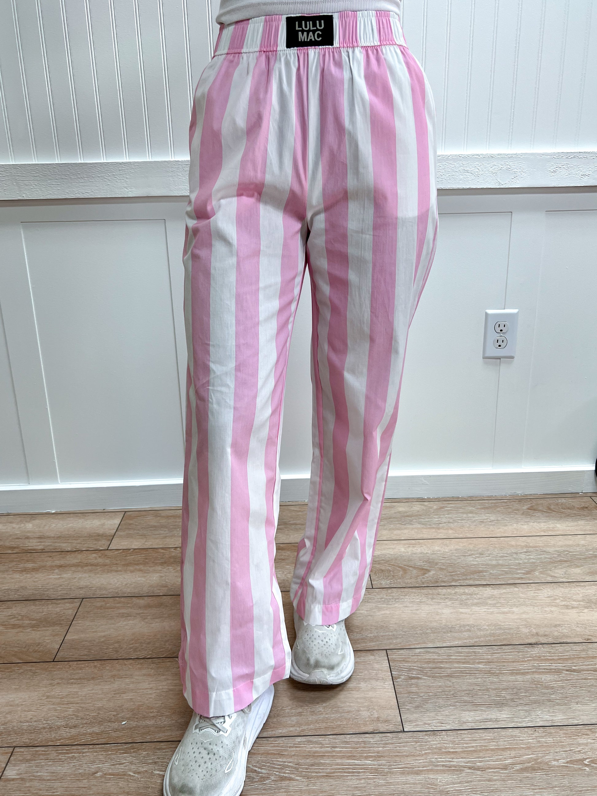 Darby Stripe Pant Light Pink-Pants-Girlie Girl Originals-bottoms,FD 02/03/26-The Twisted Chandelier