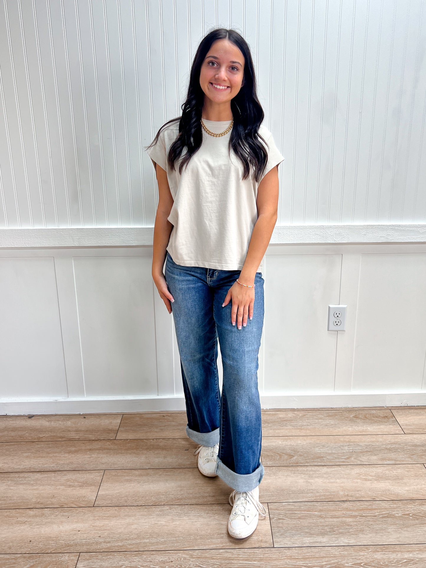 Emerson Sleeveless Round Neck Garment Dye T-Shirt-Shirts & Tops-Active Basic | Active USA-FD 03/31/26,T15281,Tops Collection-The Twisted Chandelier