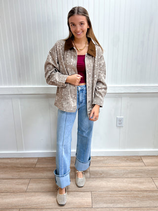 Remi Western Animal Print Jacket-Jacket-VERY J-Fall Favorites,NewArrival,NJ90491,Tops Collection-The Twisted Chandelier