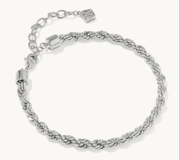 Kendra Scott Isabelle Chain Bracelet Silver-Kendra Scott-B00386RHD-The Twisted Chandelier