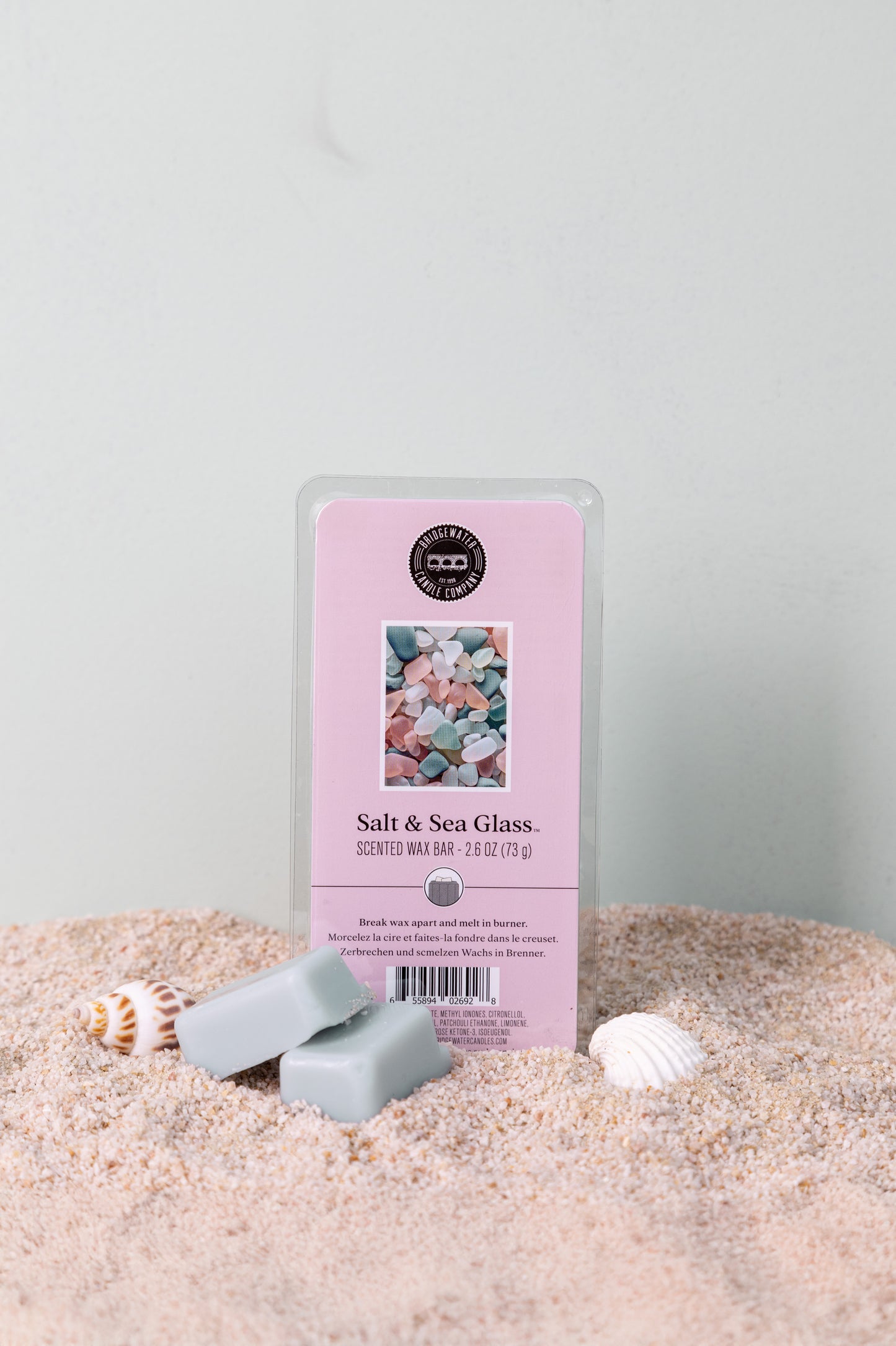 Bridgewater Scented Wax Bar Salt & Sea Glass-Candles-Bridgewater-1000002531,TTCB2549-The Twisted Chandelier