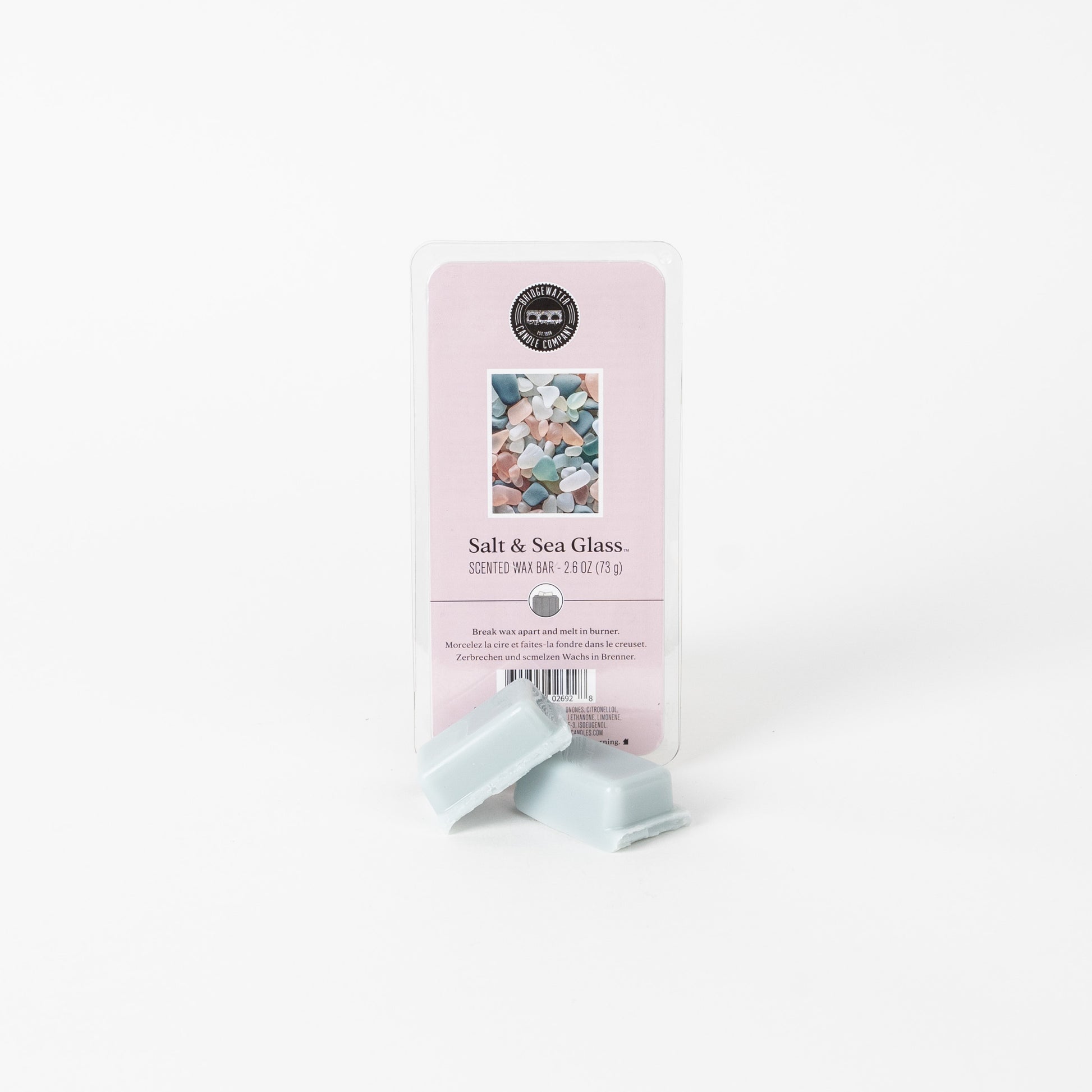 Bridgewater Scented Wax Bar Salt & Sea Glass-Candles-Bridgewater-1000002531,TTCB2549-The Twisted Chandelier