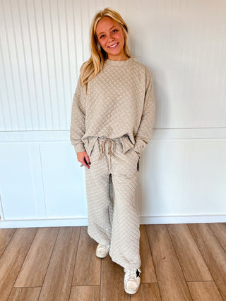 Karen Solid Warm Quilted Matching Set-BEESON RIVER-03/02/26,OGP 59.99,Winter bin-Large-Taupe-The Twisted Chandelier