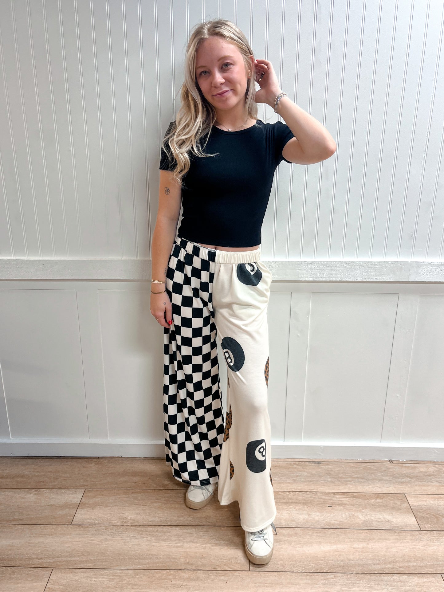 Moxie Split Decision Eight Ball Pants-Pants-JADE BY JANE-bottoms,FD 02/28/26-The Twisted Chandelier