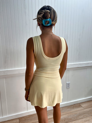 Gemma Sleeveless Wrap Tie Front Dress