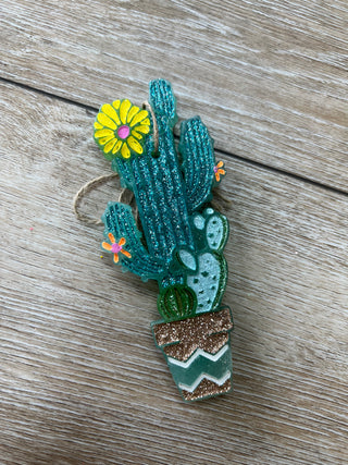 Cactus Car Freshie