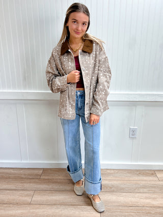 Remi Western Animal Print Jacket-Jacket-VERY J-Fall Favorites,NewArrival,NJ90491,Tops Collection-The Twisted Chandelier