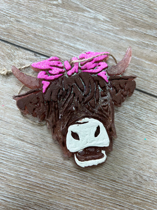 Highland Cow Car Freshie