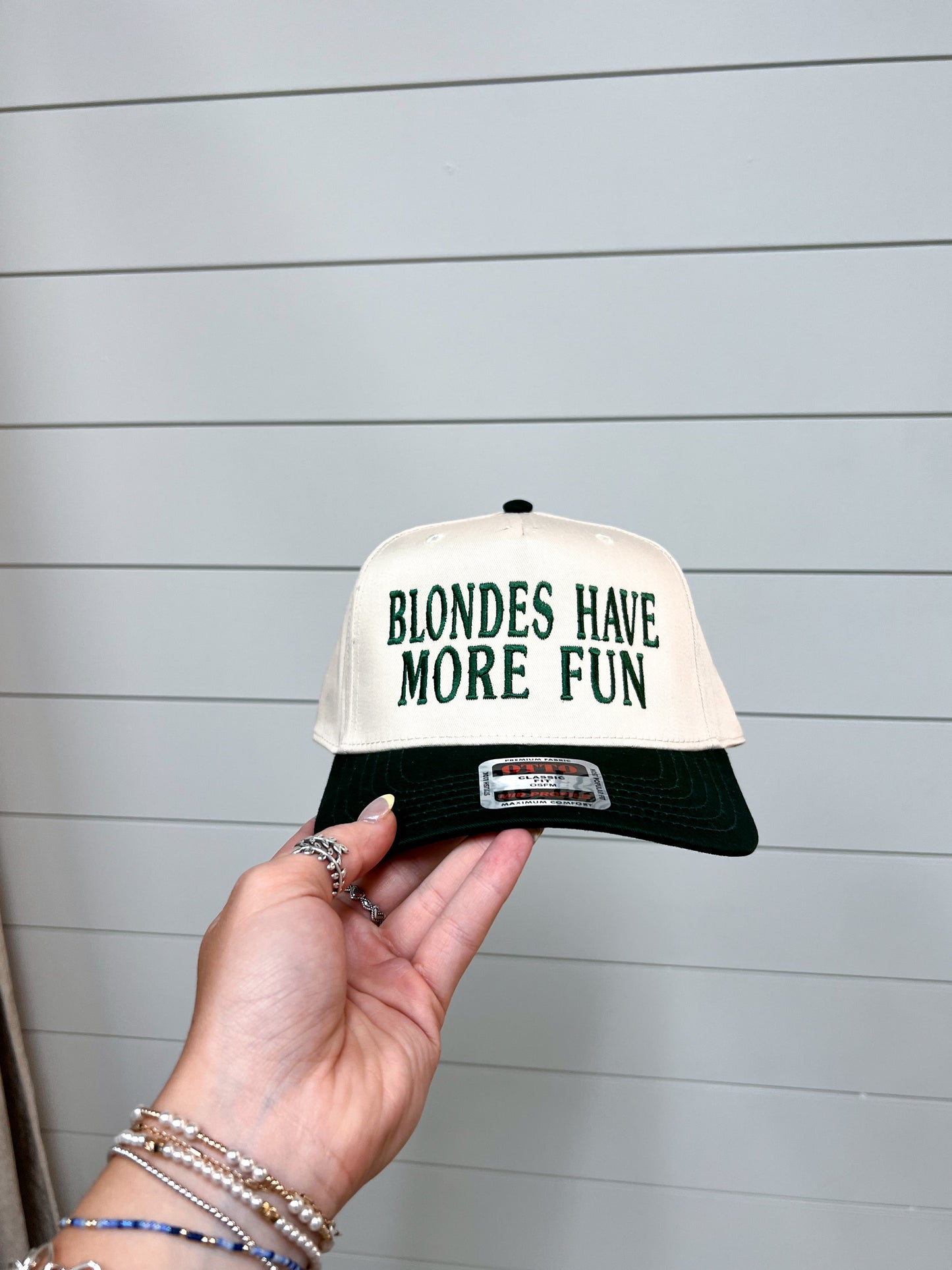 Blondes Have More Fun Embroidered Hat-Southern N Savvy-The Twisted Chandelier