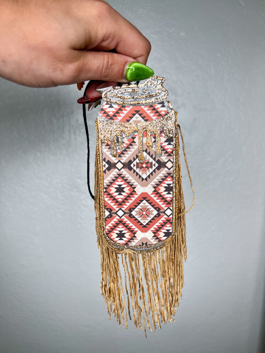 Drip can freshies | Azetc Gold Fringe-Vehicle Air Freshener-Ginger & Lace-The Twisted Chandelier