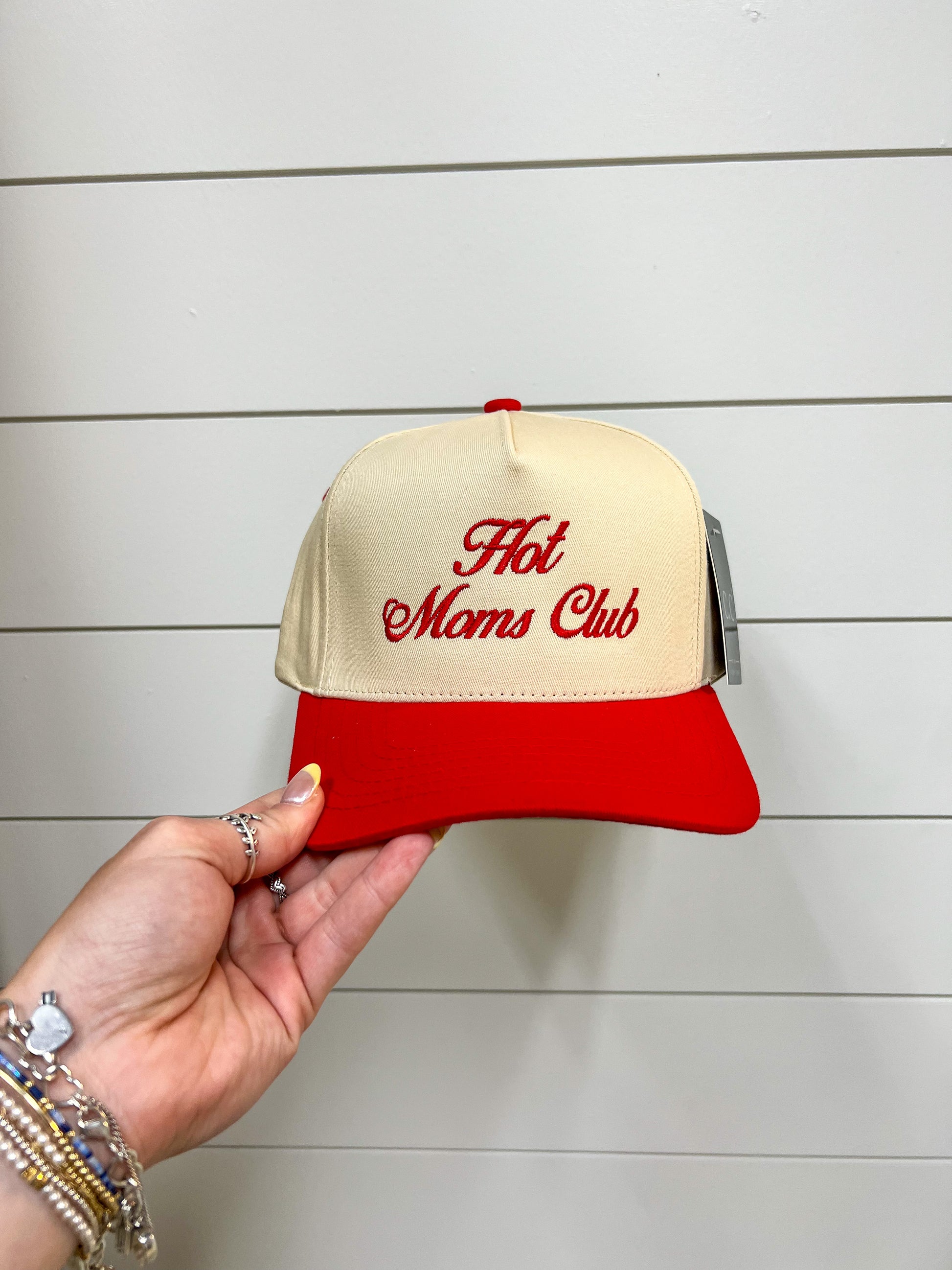 Hot Moms Club Trucker Cap-Fashion City-fd 08/08/25-The Twisted Chandelier