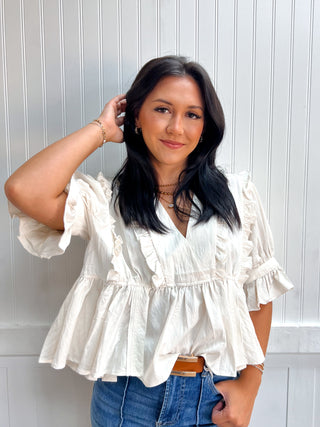 Lucinda Ruffle Top-Top-ENTRO-FD 08/14/26,NewArrival,Tops Collection-The Twisted Chandelier