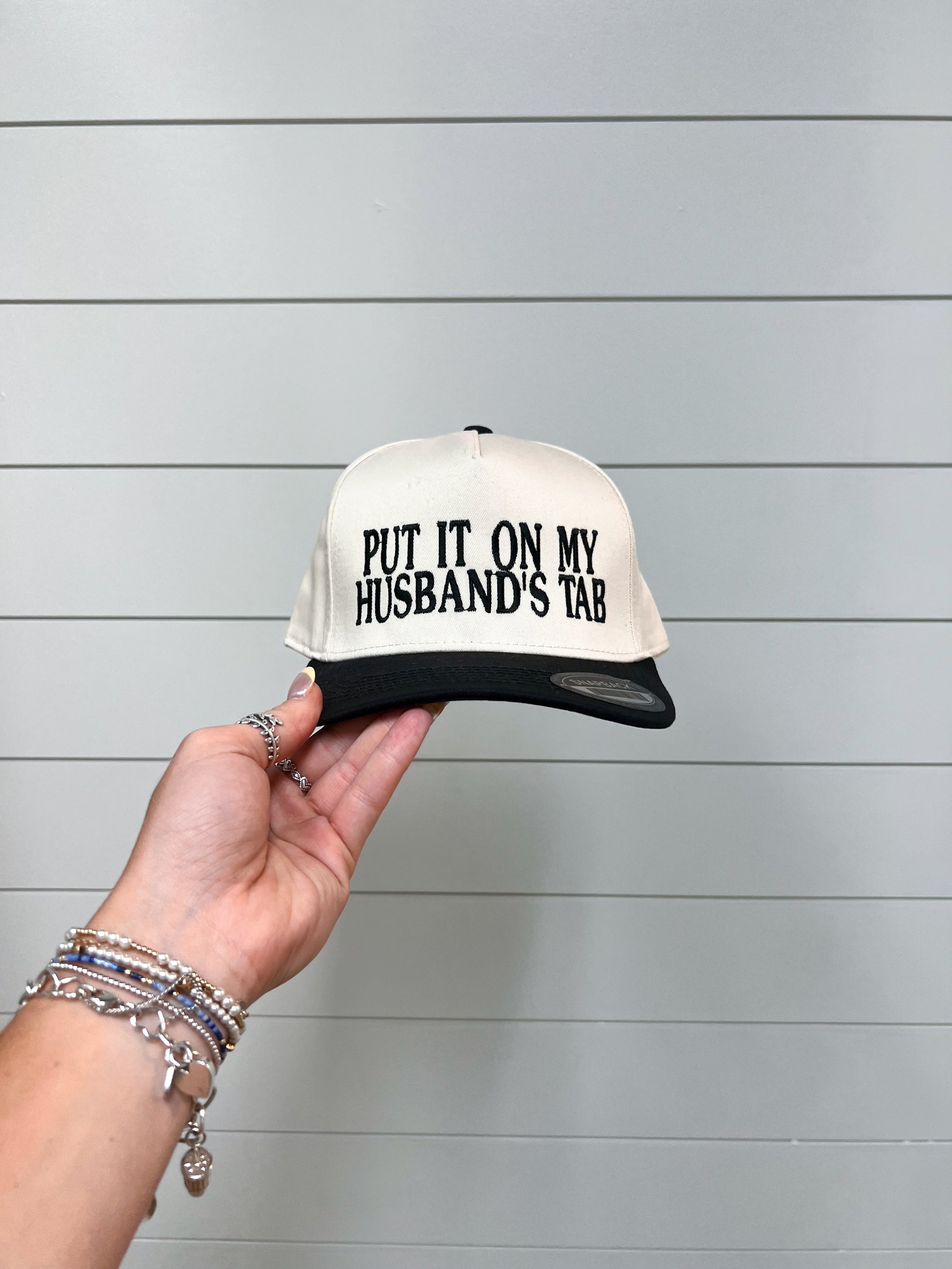 Put it on my Husbands Tab Embroidered Hat-Southern N Savvy-The Twisted Chandelier