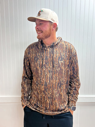 Men's Lightweight Hoodie - Brown Ranch-Men's Tops-Embry Outdoors-Men's-The Twisted Chandelier
