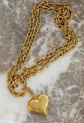 Chansuttpearl XL Wrap Around Heart Necklace