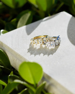Kendra Scott Cailin Crystal Band Ring Rhodium Metal White Cz Size 8-Rings-Kendra Scott-R1313RHD-The Twisted Chandelier