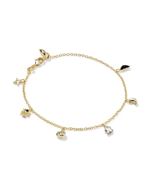 Kendra Scott Halloween Delicate Chain Bracelet Gold Multi Mix-Bracelets-Kendra Scott-B00320GLD-The Twisted Chandelier