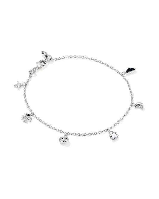 Kendra Scott Halloween Delicate Chain Bracelet Silver Multi Mix-Bracelets-Kendra Scott-B00320RHD-The Twisted Chandelier