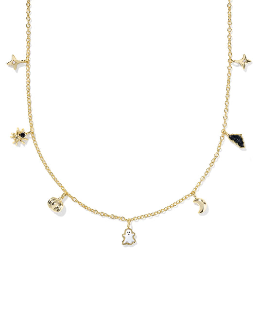 Kendra Scott Halloween Strand Necklace Gold Multi Mix-Necklaces-Kendra Scott-N01233GLD-The Twisted Chandelier