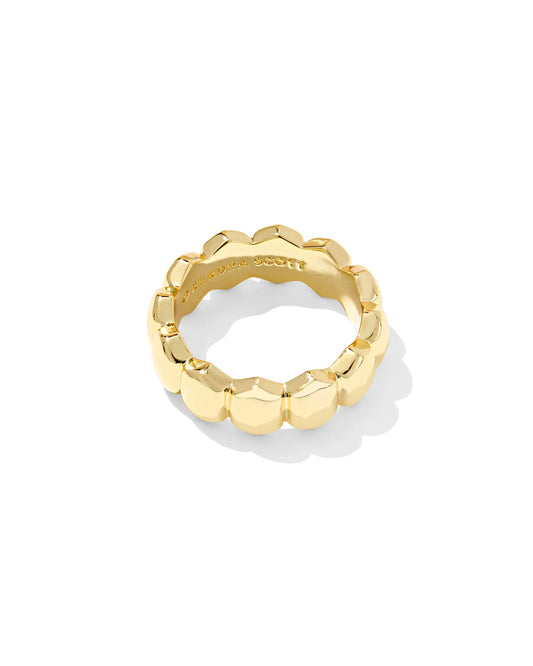 Kendra Scott Kaitlin Band Ring Gold 8-Rings-Kendra Scott-08/21/25,R00155GLD-The Twisted Chandelier