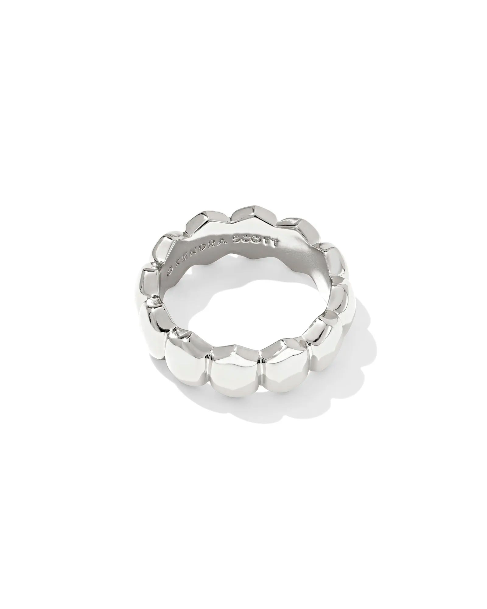 Kendra Scott Kaitlin Band Ring Silver 6-Rings-Kendra Scott-08/21/25,R00155RHD-The Twisted Chandelier