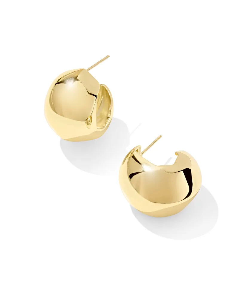 Kendra Scott Kaitlin Hoop Earrings Gold-Earrings-Kendra Scott-08/21/25,E00833GLD-The Twisted Chandelier