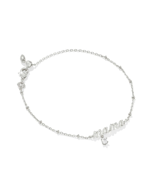 Kendra Scott Mama Crystal Delicate Chain Bracelet Silver-Bracelets-Kendra Scott-B00276RHD,Sale Kendra Scott-The Twisted Chandelier