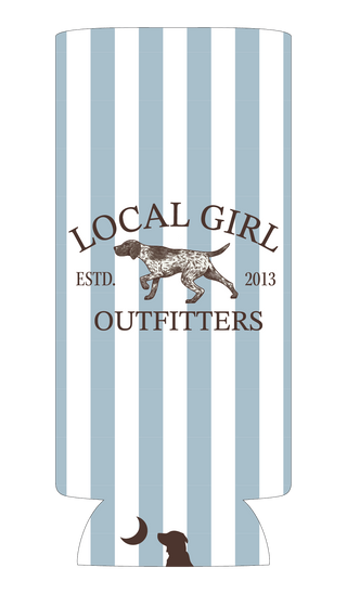 Local Girl Classic Spotter Slim Koozie-Koozies-Local Boy Outfitters-The Twisted Chandelier