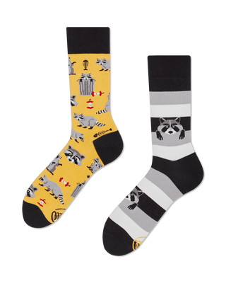 Raccoon Bandit Socks-Socks-Many Mornings-The Twisted Chandelier