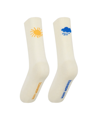 Sunny Rain Sport Socks-Socks-Many Mornings-Men's-The Twisted Chandelier