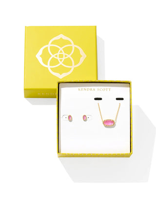 Kendra Scott Elisa & Mini Ellie Gold Gift Set Azalea Illusion-Gift Sets-Kendra Scott-The Twisted Chandelier