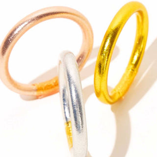 BuDhaGirl's Gold Tzubbie All Weather Bangle® (AWB®) - Serenity Prayer-Bracelet-BuDhaGirl-The Twisted Chandelier