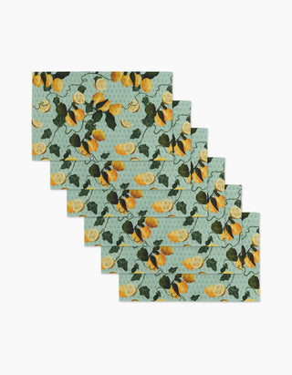 Amalfi Lemons Not Paper Towel-Napkins-Geometry-The Twisted Chandelier
