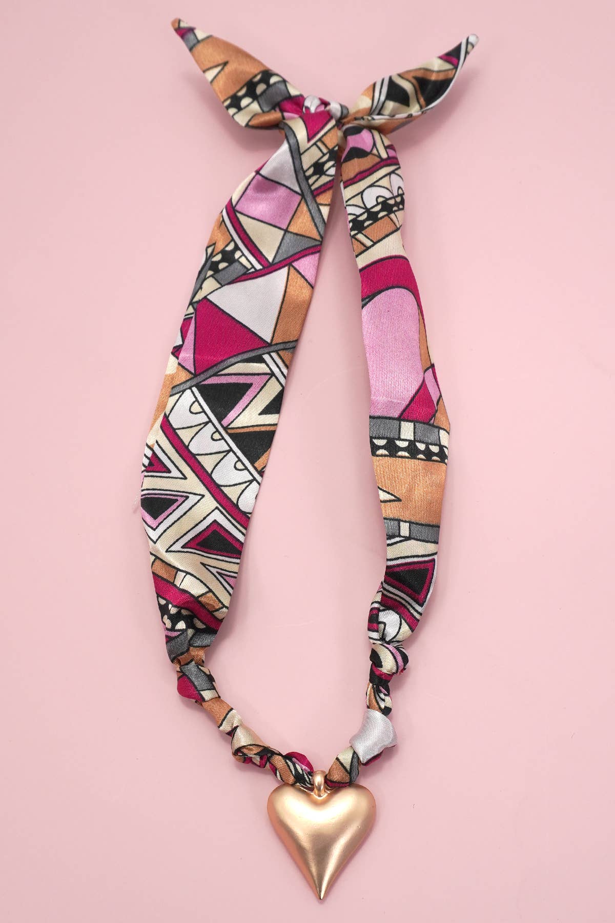 Handmade Scarf Charm Necklaces-JOSSLYN by wall to wall-80N91790-The Twisted Chandelier