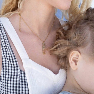 18K Gold PVD Stainless Steel Mama Charm-Stainless Steel Charm-WJW-The Twisted Chandelier