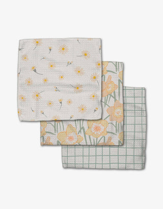 Daisy Dust Dishcloth Set-Dishcloths-Geometry-The Twisted Chandelier