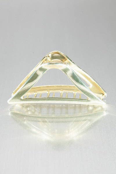 Metallic Casting Curved Triangle Hair Claw Clips-JOSSLYN by wall to wall-40H552-The Twisted Chandelier
