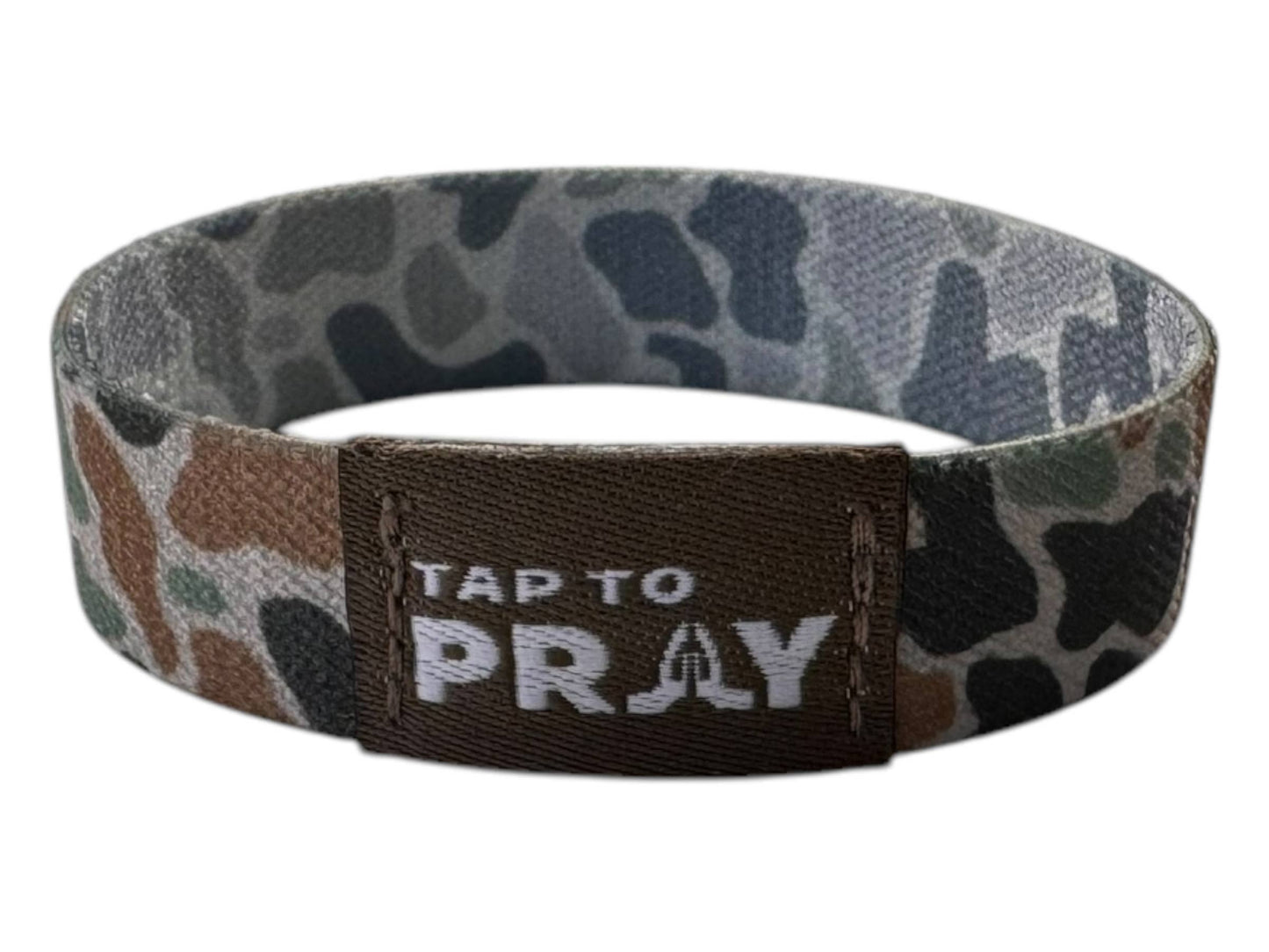 Tap To Pray™ Wristbands - River Rock Camo Classic & Sage-Versible-The Twisted Chandelier