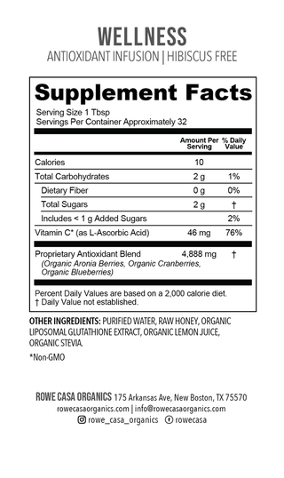 Rowe Casa Antioxidant Infusion | 16 oz-Rowe Casa Organics-The Twisted Chandelier