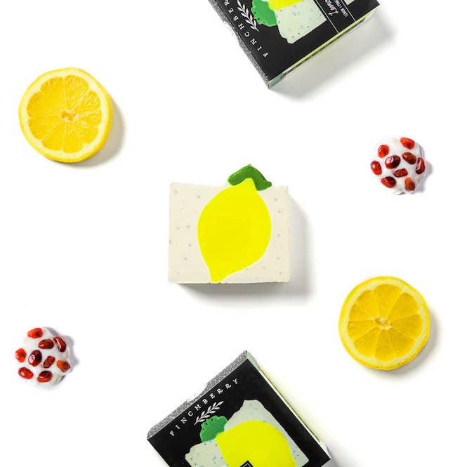 Finchberry Soap - Lemonly Soap (Boxed)-Bath & Beauty-FinchBerry--The Twisted Chandelier