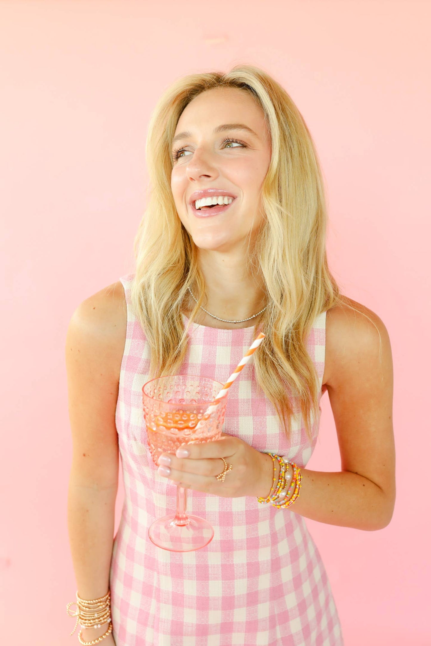 Halli Bracelet in Gold-Beaded Blondes-The Twisted Chandelier