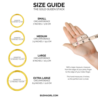 BuDhaGirl's The Gold Queen Stack-Bracelet-BuDhaGirl-The Twisted Chandelier