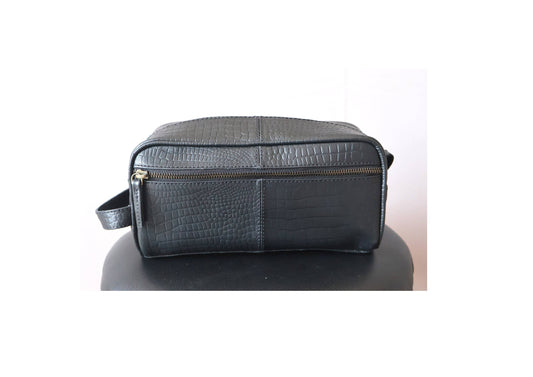 Leather Travel Dopp Kit Toiletry and Shaving Bag-Billion Brothers-Men's-The Twisted Chandelier