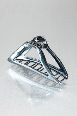 Metallic Casting Curved Triangle Hair Claw Clips-Hair Claws & Clips-JOSSLYN by wall to wall-40H552-The Twisted Chandelier