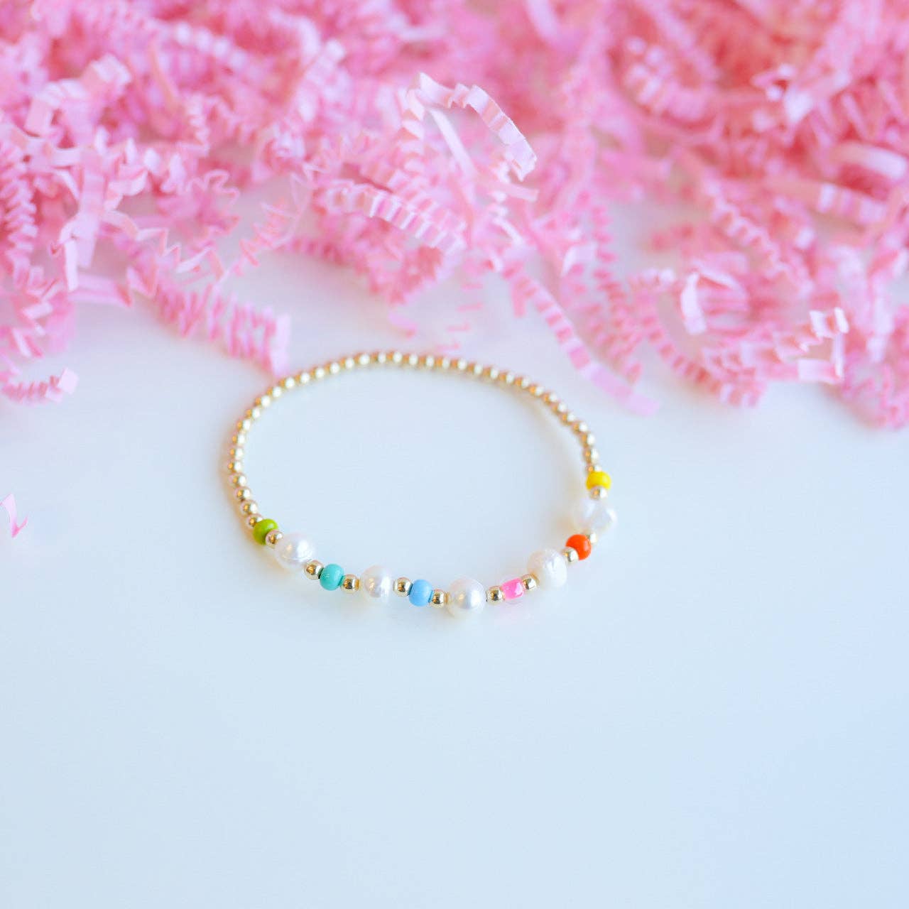 Beach Rainbow Bracelet-Beaded Blondes-The Twisted Chandelier
