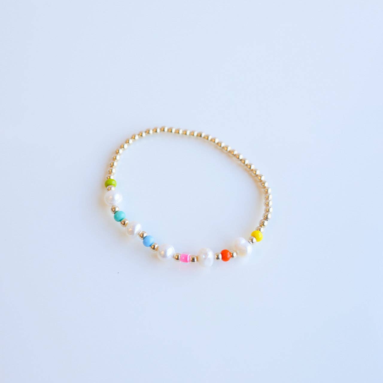 Beach Rainbow Bracelet-Beaded Blondes-The Twisted Chandelier