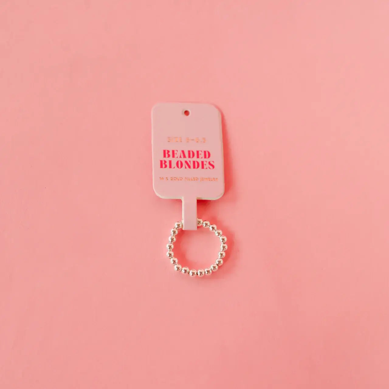 Lauren Beaded Band in Silver-Beaded Blondes-The Twisted Chandelier