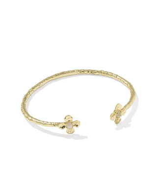 Kendra Scott Leanne Cuff Bracelet Gold Natural Mother Of Pearl