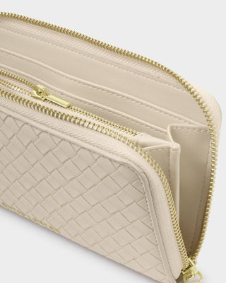Nova Woven Texture Large Wallet-Wallet-Katie Loxton-The Twisted Chandelier
