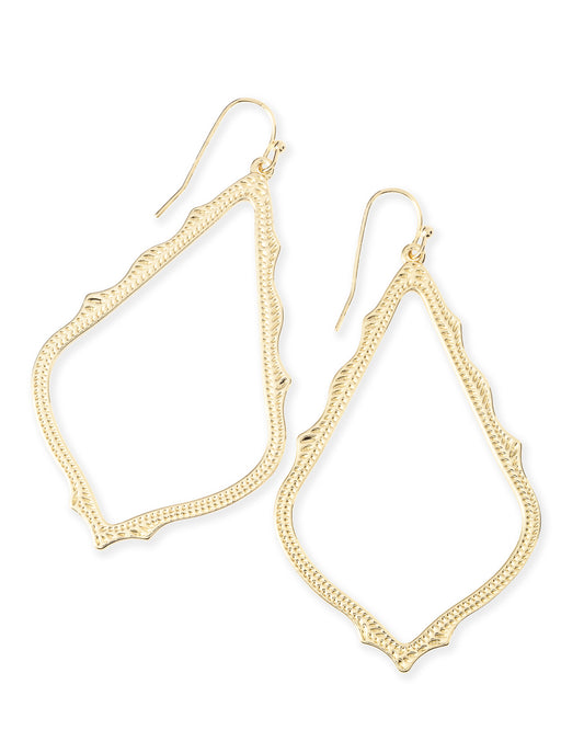 Kendra Scott Sophee Gold Drop Earrings-Earrings-Kendra Scott--The Twisted Chandelier